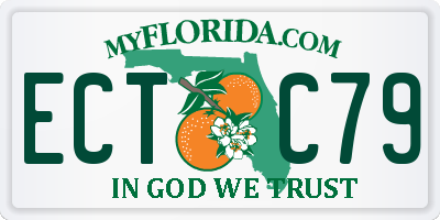 FL license plate ECTC79