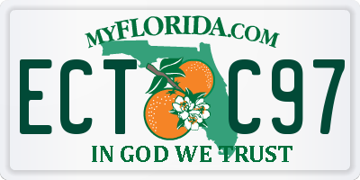 FL license plate ECTC97