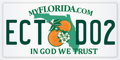 FL license plate ECTD02