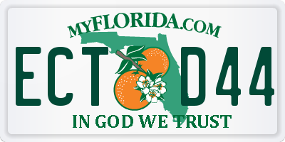 FL license plate ECTD44
