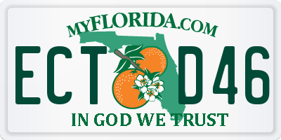 FL license plate ECTD46