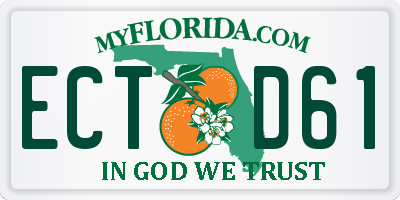 FL license plate ECTD61