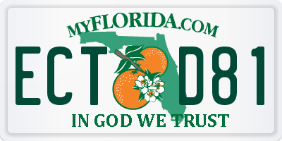FL license plate ECTD81