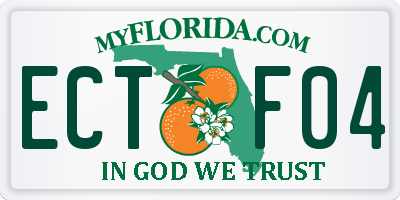 FL license plate ECTF04