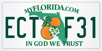 FL license plate ECTF31