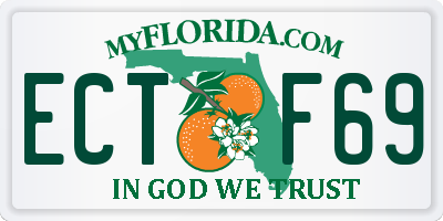 FL license plate ECTF69