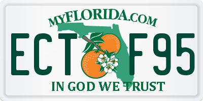FL license plate ECTF95