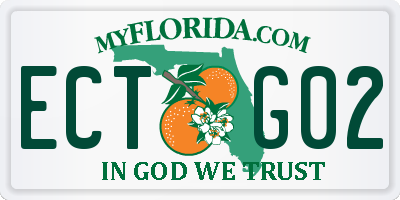 FL license plate ECTG02