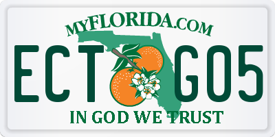 FL license plate ECTG05