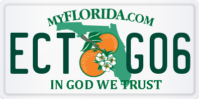 FL license plate ECTG06