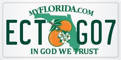 FL license plate ECTG07