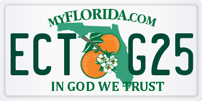 FL license plate ECTG25