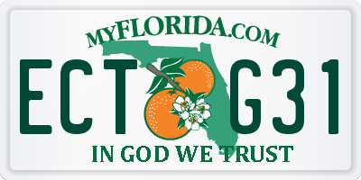 FL license plate ECTG31