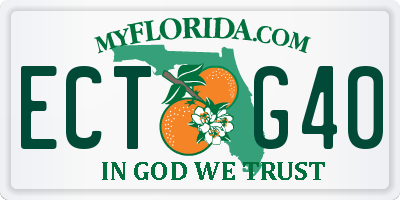 FL license plate ECTG40