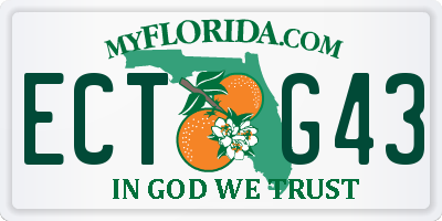 FL license plate ECTG43