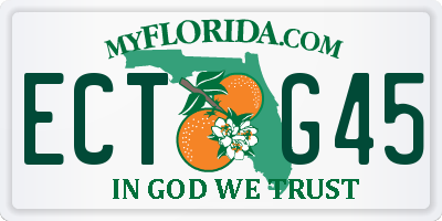 FL license plate ECTG45
