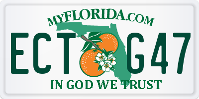 FL license plate ECTG47