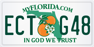 FL license plate ECTG48