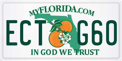 FL license plate ECTG60