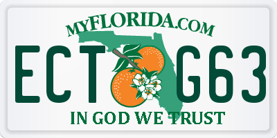 FL license plate ECTG63