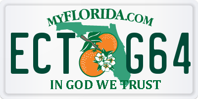 FL license plate ECTG64