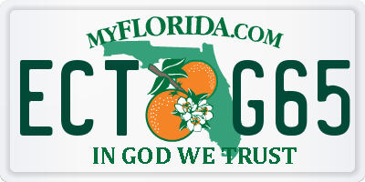 FL license plate ECTG65
