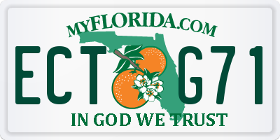 FL license plate ECTG71
