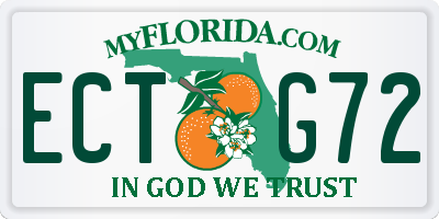 FL license plate ECTG72