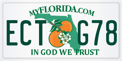 FL license plate ECTG78