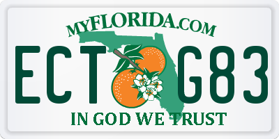 FL license plate ECTG83