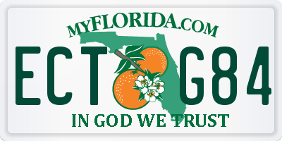FL license plate ECTG84