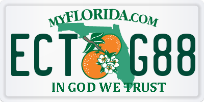 FL license plate ECTG88