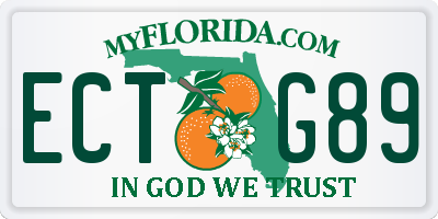 FL license plate ECTG89