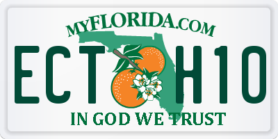 FL license plate ECTH10