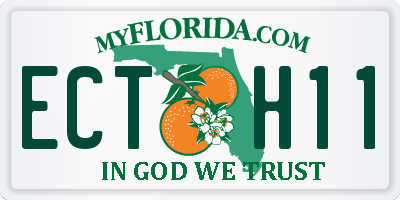 FL license plate ECTH11