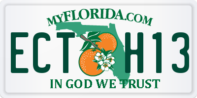 FL license plate ECTH13