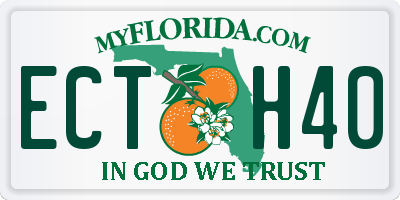 FL license plate ECTH40