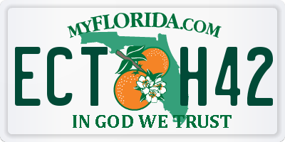 FL license plate ECTH42