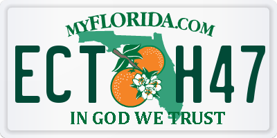FL license plate ECTH47