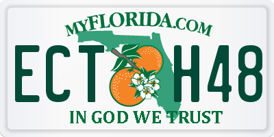 FL license plate ECTH48