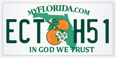 FL license plate ECTH51
