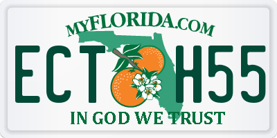 FL license plate ECTH55