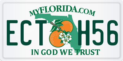 FL license plate ECTH56