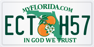 FL license plate ECTH57
