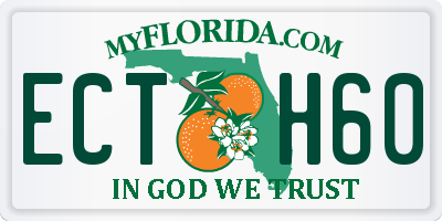 FL license plate ECTH60