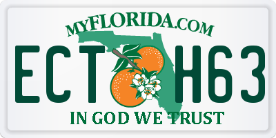 FL license plate ECTH63