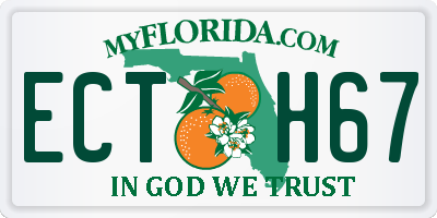 FL license plate ECTH67