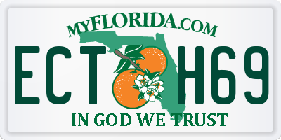 FL license plate ECTH69
