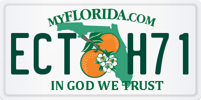 FL license plate ECTH71