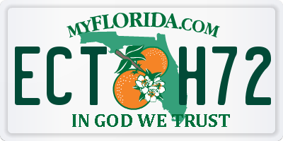 FL license plate ECTH72